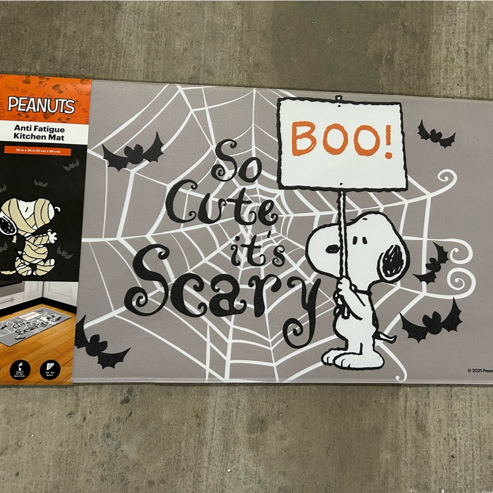 Snoopy Halloween Anti-Fatigue Kitchen Mat
